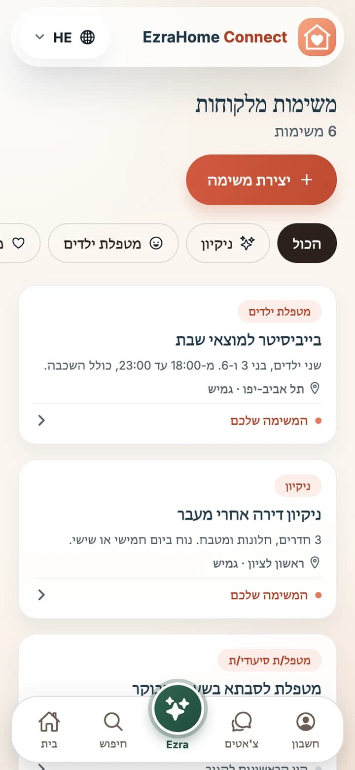 משימות ומועמדויות