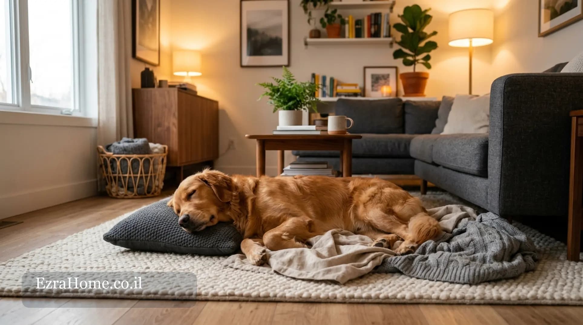 Pensionnat pour chiens à domicile : 60–150 ₪ par jour